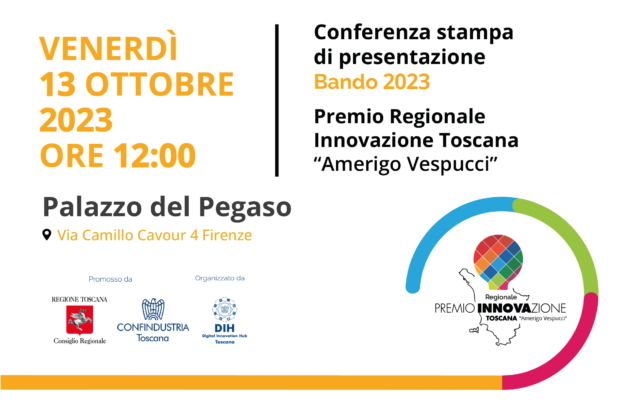 Conferenza stampa di presentazione del nuovo Bando 2023 Premio Regionale Innovazione Toscana “Amerigo Vespucci”
